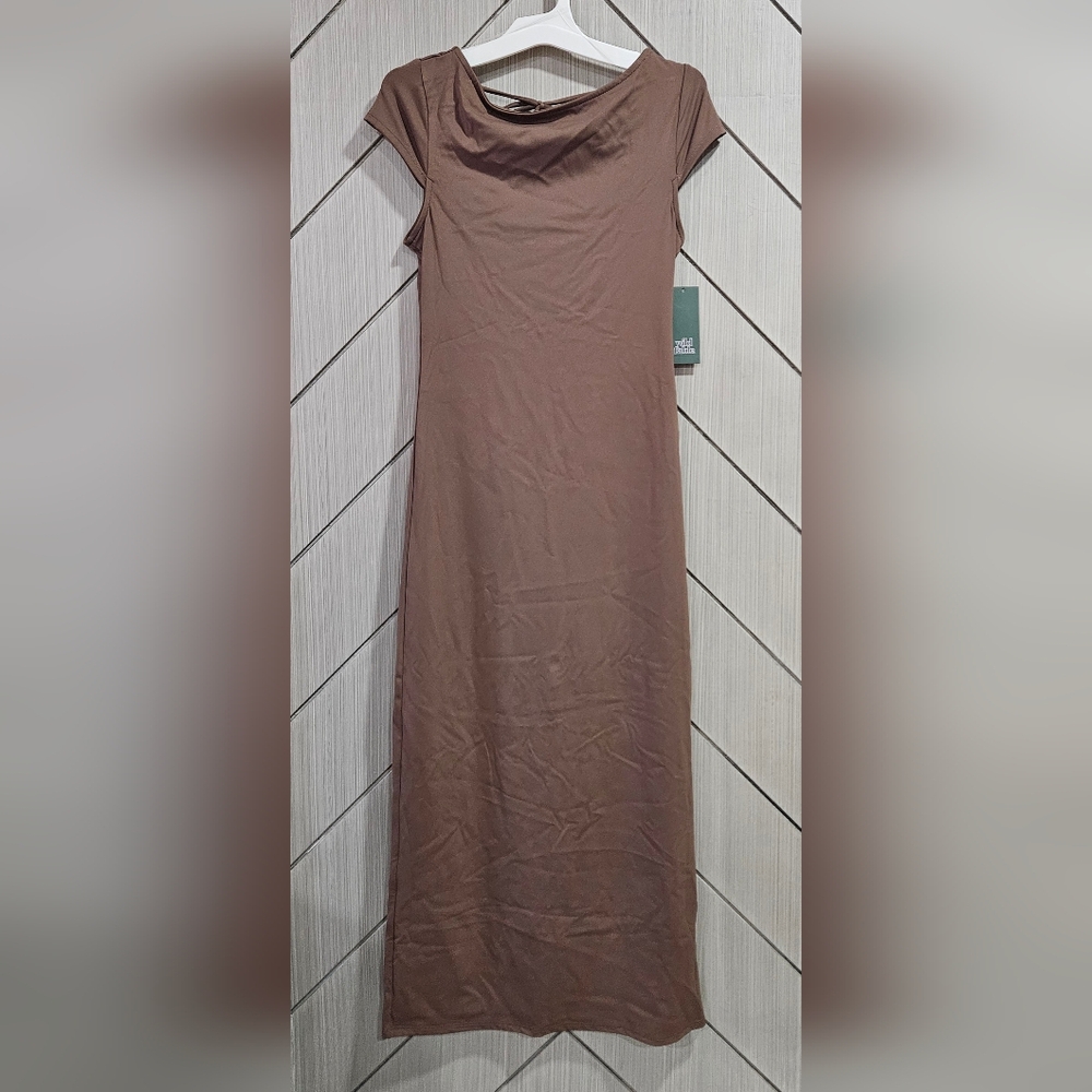 Wild Fable Brown Maxi Dress